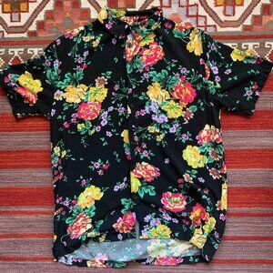 UO floral/Hawaiian button-down